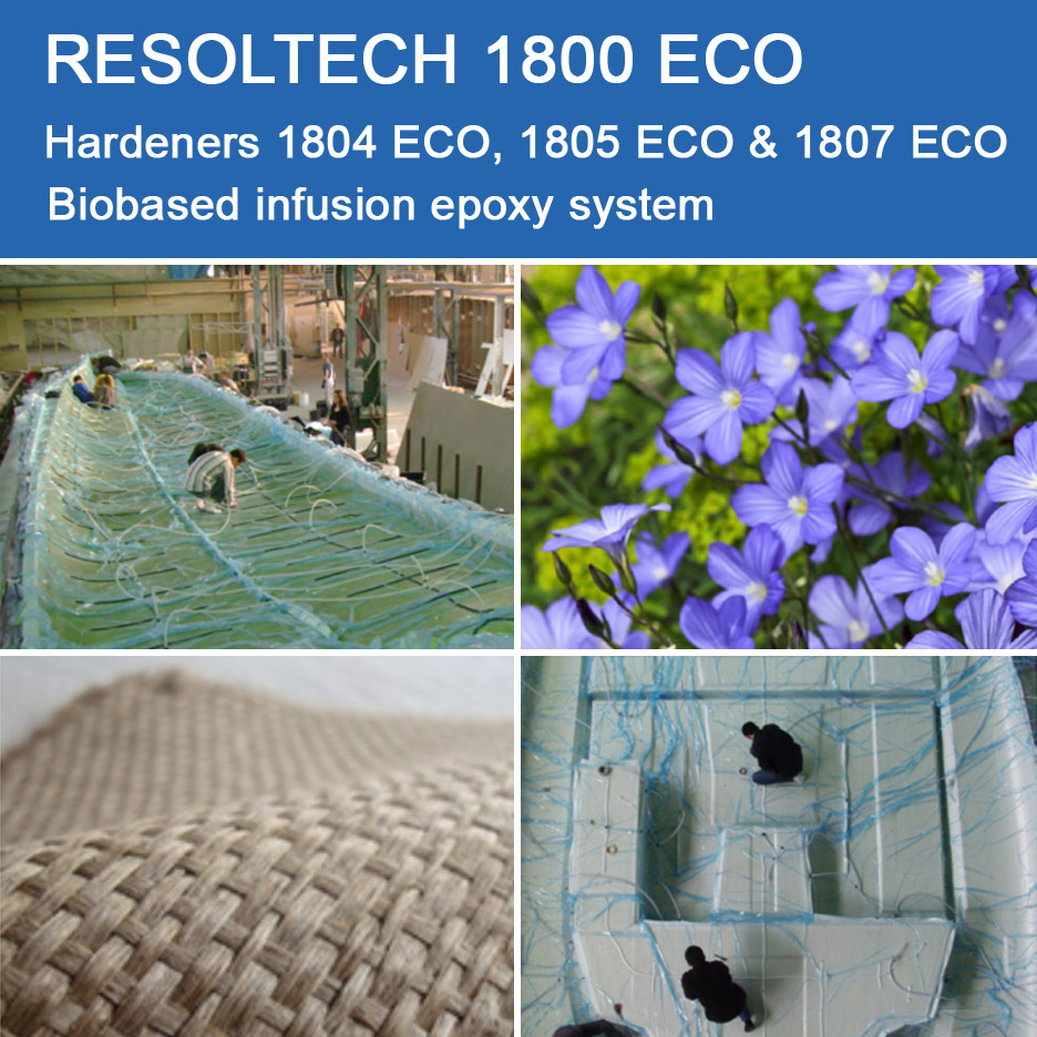Resoltech 1800 ECO. Bio-sourced Infusion Epoxy System