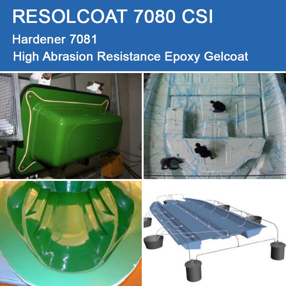 Resolcoat 7080 CSI. High Abrasion Resistance Epoxy Gelcoat
